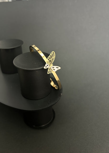 Butterfly's Embrace Kada Bracelet