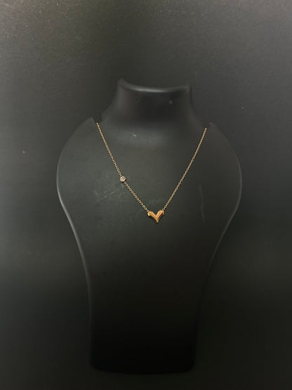 Lustrous Love Pendant chain